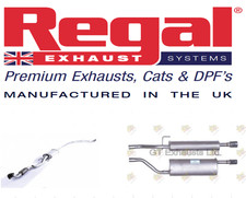 CORSA MKIII D 1.4 16V > 14 FULL Exhaust System ONLY FITS CHROME TAIL PIPE MODELS