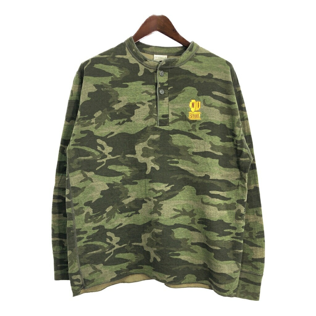 L.L.Bean XL Green Cotton Long Sleeve T-Shirt Made in Canada Vintage 2000s Outdoor Wear