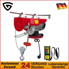Elektrische Seilhebezug Seilwinde Hebezug 400kg/800kg max. 800kg 220V 12m PA800