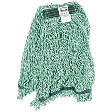 Rubbermaid FGC21106GR00 Swinger Loop Heavy Duty Wet Mop in Green - Pack of 6
