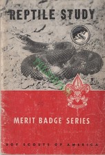 1960 '10M560' Boy Scouts Reptile Study Merit Badge Book/Manual - 65 Pages
