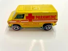 Vintage Hot Wheels REDLINE YELLOW PARAMEDIC AMBULANCE Van 1974 Hong Kong
