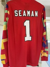 England Goalkeeper Shirt Euro 96 Seaman #1 size XL