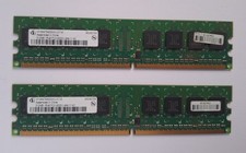 2 Stück Arbeitsspeicher Infineon je 512 MB HYS64T64000HU-3.7-A 240-pin 1Rx8 PC2-