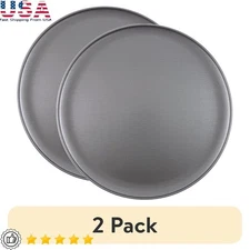 16 Inch Nonstick Pizza Pan Durable Steel Pizza Baking Tray Easy Clean-Up New