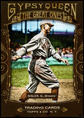 2011 Topps Gypsy Queen #GO7 George Sisler - HOF FREE SHIPPING!