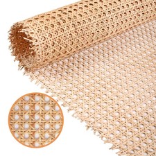 24" Width Natural Cane Webbing 5Feet, Rattan Roll for Caning