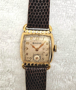 Authentic Vintage Bulova Gold-Plated Windup Watch. Fully serviced.