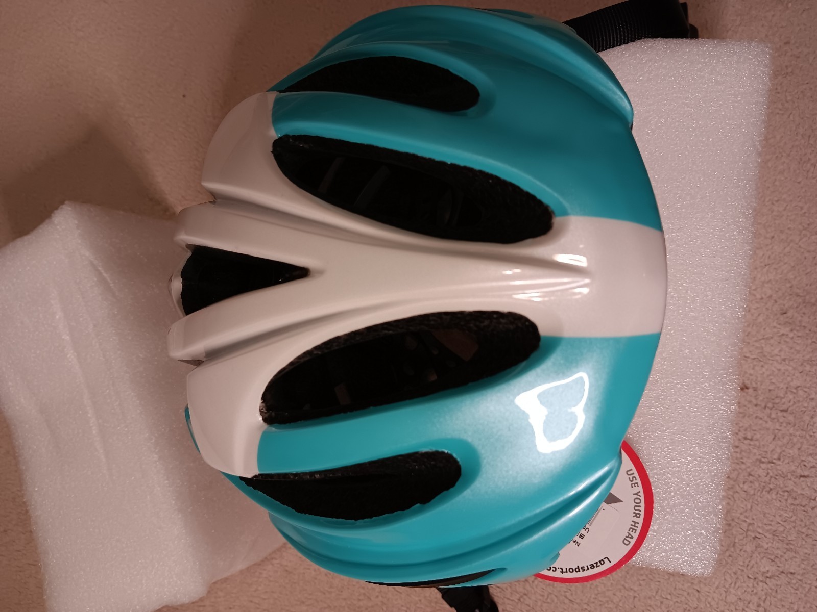 Bianchi Neon Helmet Unisize L/XL 54-61 cn White/Teal Tail Li