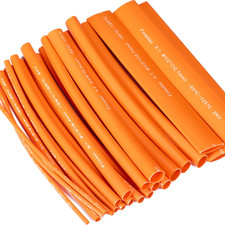 6 Sizes Heat Shrink Tubing Kit, 3:1 Ratio Adhesive Lined 1, Orange, 2Ft Each...