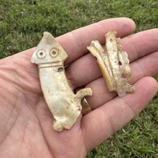 Pre-Columbian Chimu Nacre (Mother-of-Pearl) Ornaments, ca. 1000–1470 CE