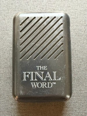 The Final Word Voice Box   Vintage 1990s Novelty Sound Toy   CLEAN Version