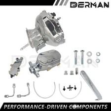 New For Chrome 73 - 93 Chevy Gmc C10 Truck 11 Brake Booster Master Disc Drum