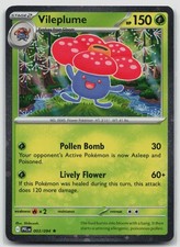 Vileplume (Cosmos Holo) 003/094 (NM) - Promo Phantasmal Flames - Juego de cartas coleccionables Pokémon