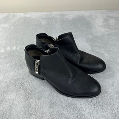 3.1 Phillip Lim Women's Size 5 US Alexa Black Leather Ankle Booties SHE6-T186SPX