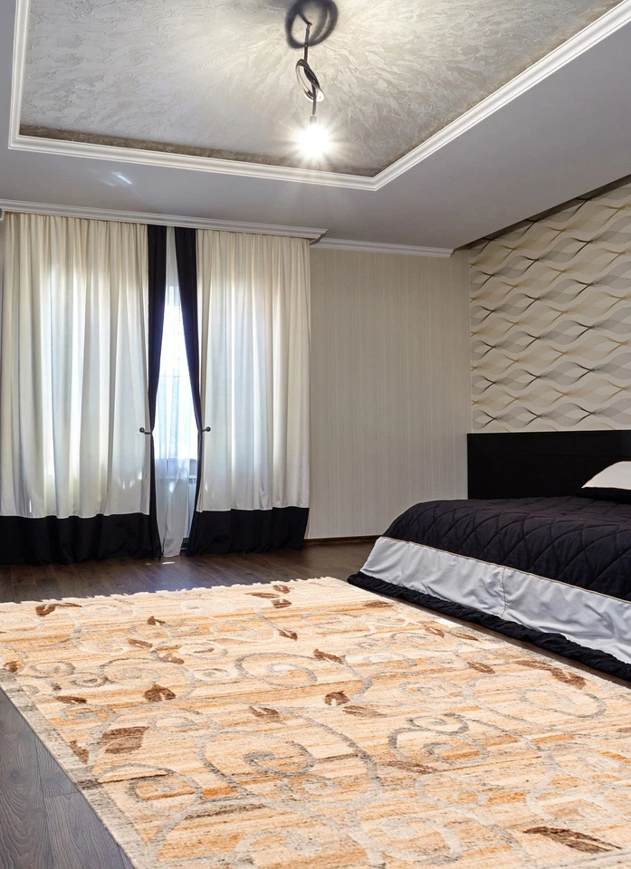 Vintage Hand Woven Traditional Kilim Rug 5'2" x 8'0" Oriental Wool Carpet - Image 2 of 4