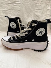 Black Converse Chuck Taylor Star Canvas Platform Sneaker Women's Size 7.5 Men 6