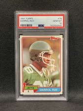 1981 Topps - Darrol Ray #78 (RC) PSA 10 Gem Mint New York Jets Rookie