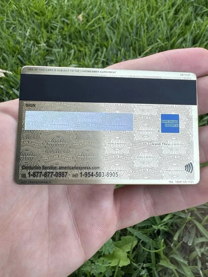Amex Custom Platinum Card With Standard Chip Design - 2025 Novelty Design. - Image 3 of 4