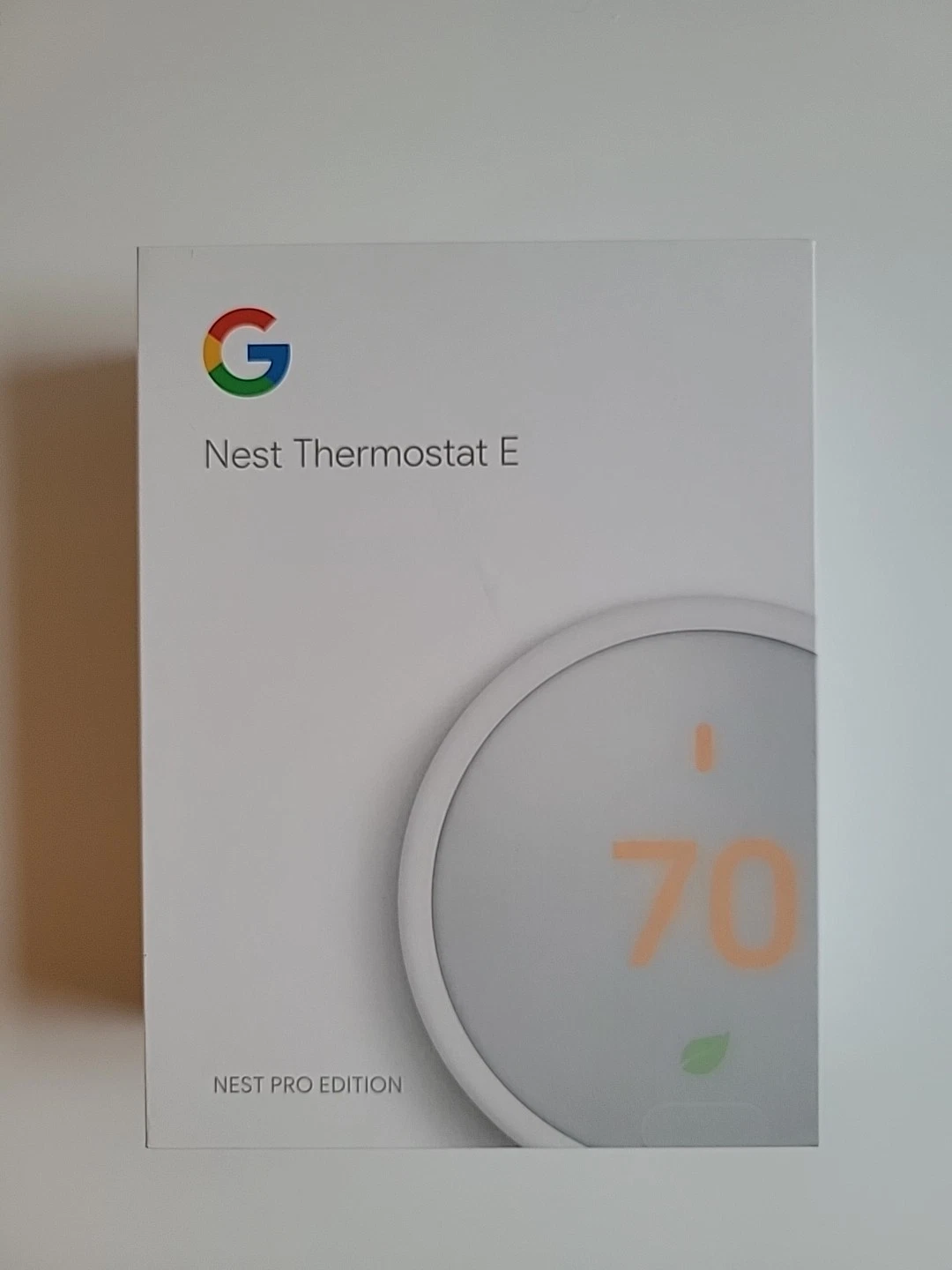 Google Nest Thermostat E Pro Edition Wi-Fi Digital Display Google Home