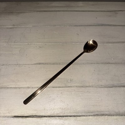 Gold Toned Stainless Steel Spoon SUS 304 Glossy Finish Reusable