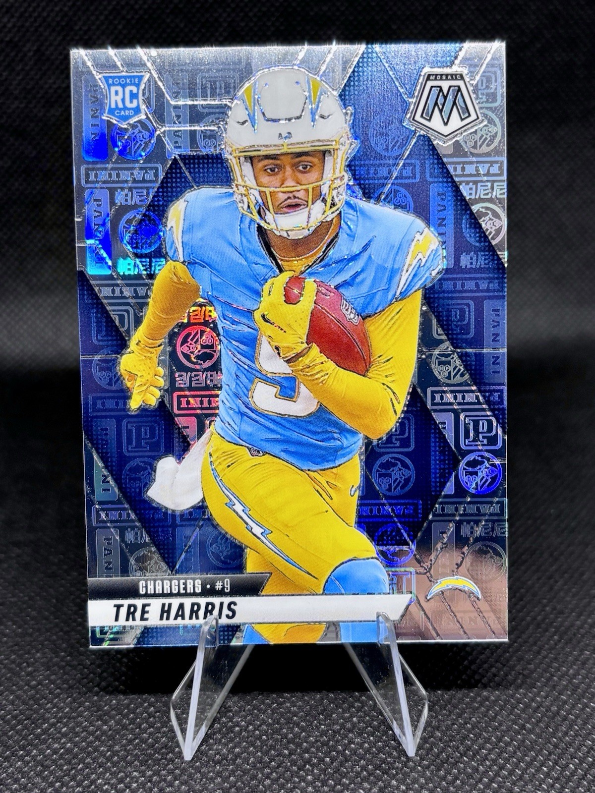 2025 Panini Mosaic - Rookies Tre Harris #326 Silver Knight Prizm /149 (RC)