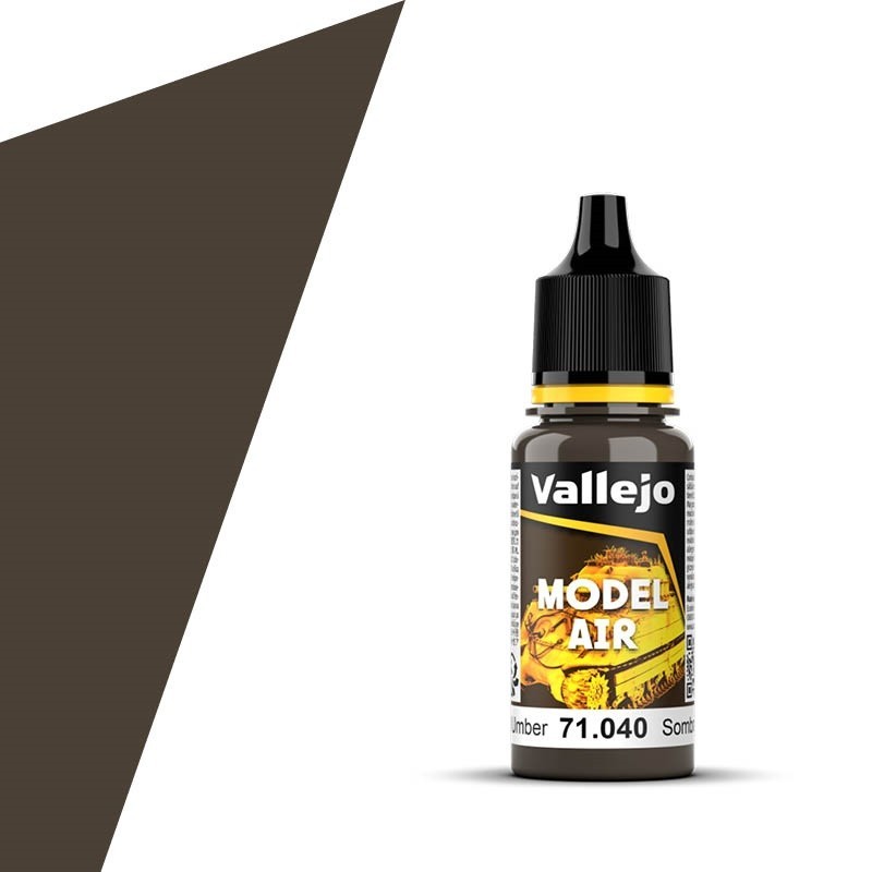 Vallejo Model Air 40 Burnt Umber - 17ml Acrylic Airbrush Paint