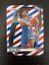 2024-25 Panini Prizm - Dillon Jones #240 Red White & Blue Prizm (RC)