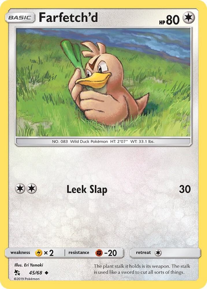 Farfetch'd 45/68 Uncommon NM - Hidden Fates