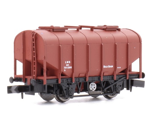 Dapol 2F-036-049 - Güterwagen Bulk grain Hopper LMS 701366 - Spur N - NEU | Zustand: Neu