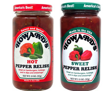 Howard's Hot Pepper Sweet Pepper Relish Pack of 2