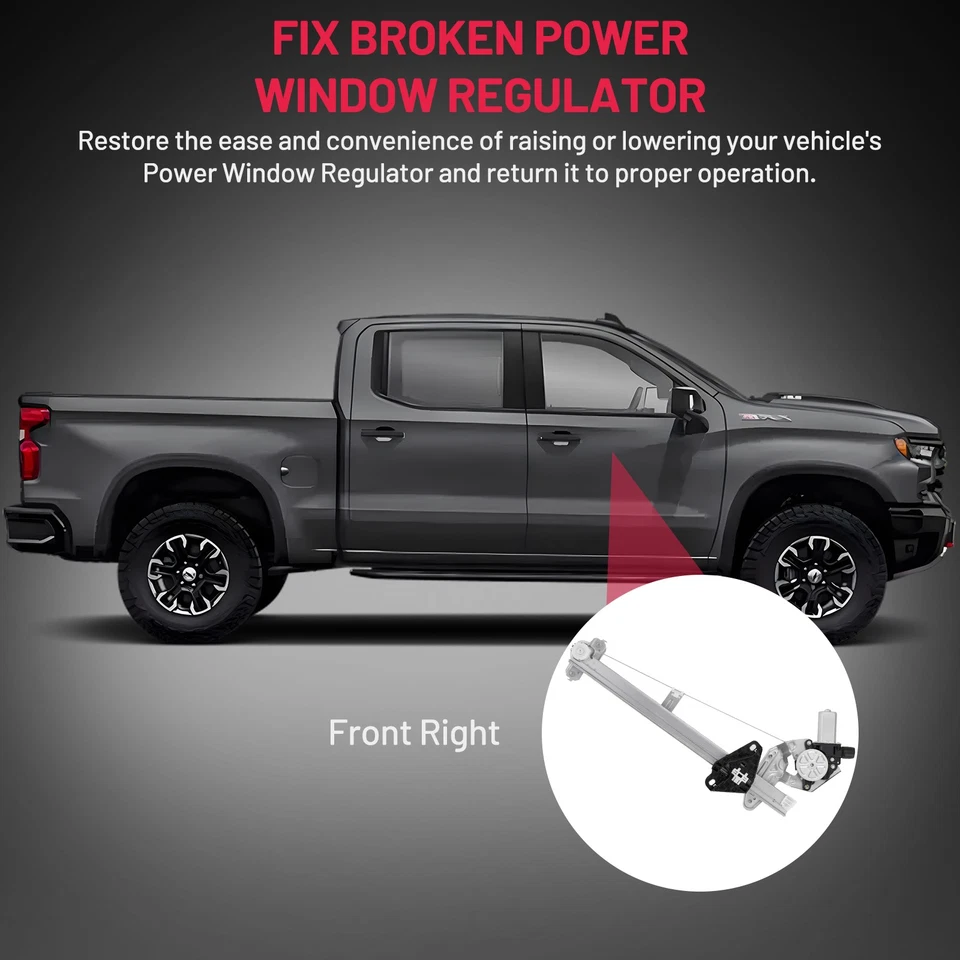 For Honda Fit 2009-2014 Front Right Passenger Power Window Regulator w/ Motor - Image 3 of 4