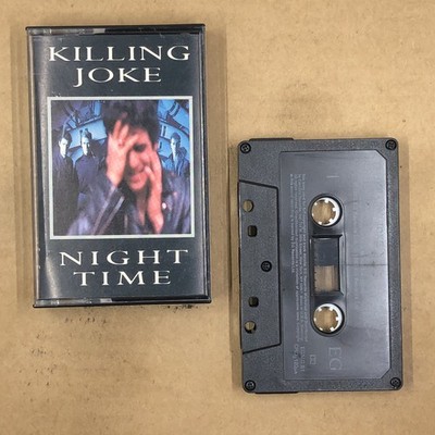 KILLING JOKE Cassette Tape 80s Rock Goth NIGHT TIME LOVE LIKE BLOOD JAZ COLEMAN