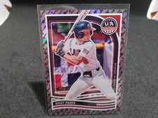 2024 Panini Stars & Stripes Brady Harris #18 Stars & Stripes Holo Foil 03/50 NM