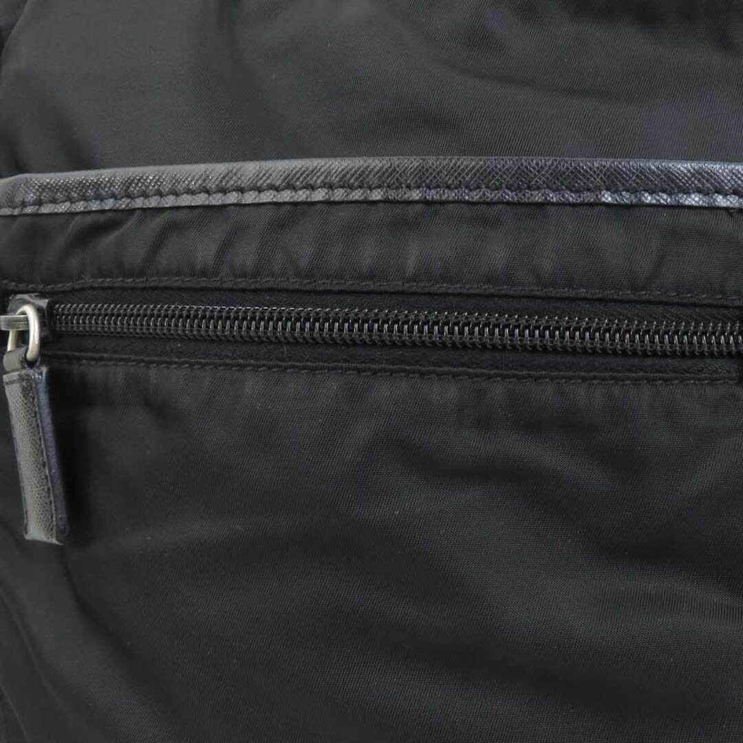 PRADA crossbody shoulder bag nylon black silver men s  Used e60652a thumbnail 7