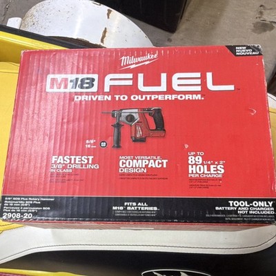 Milwaukee M18 FUEL 2908-20 5/8 in SDS-Plus Rotary Hammer Tool-Only