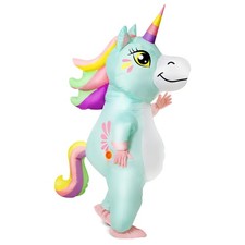 Unicorn Inflatable Costume for Adults - Funny Halloween Blow Up Party Outfit