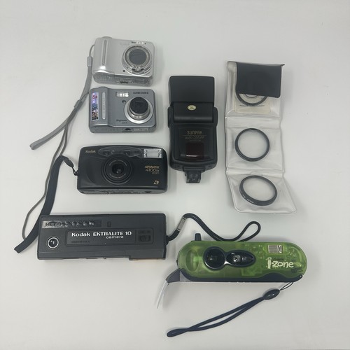 Camera & Lenses Lot AS IS FOR PARTS ONLY Everything Is Untested Kodak Samsung