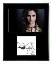 Selena Gomez Signed RARE Cd Album Framed Matted Photo Display