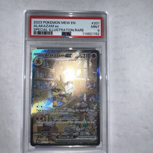 2023 Pokemon Mew En-151 201 Alkazam Ex Special Illustration Psa 9 Tcg Nintendo