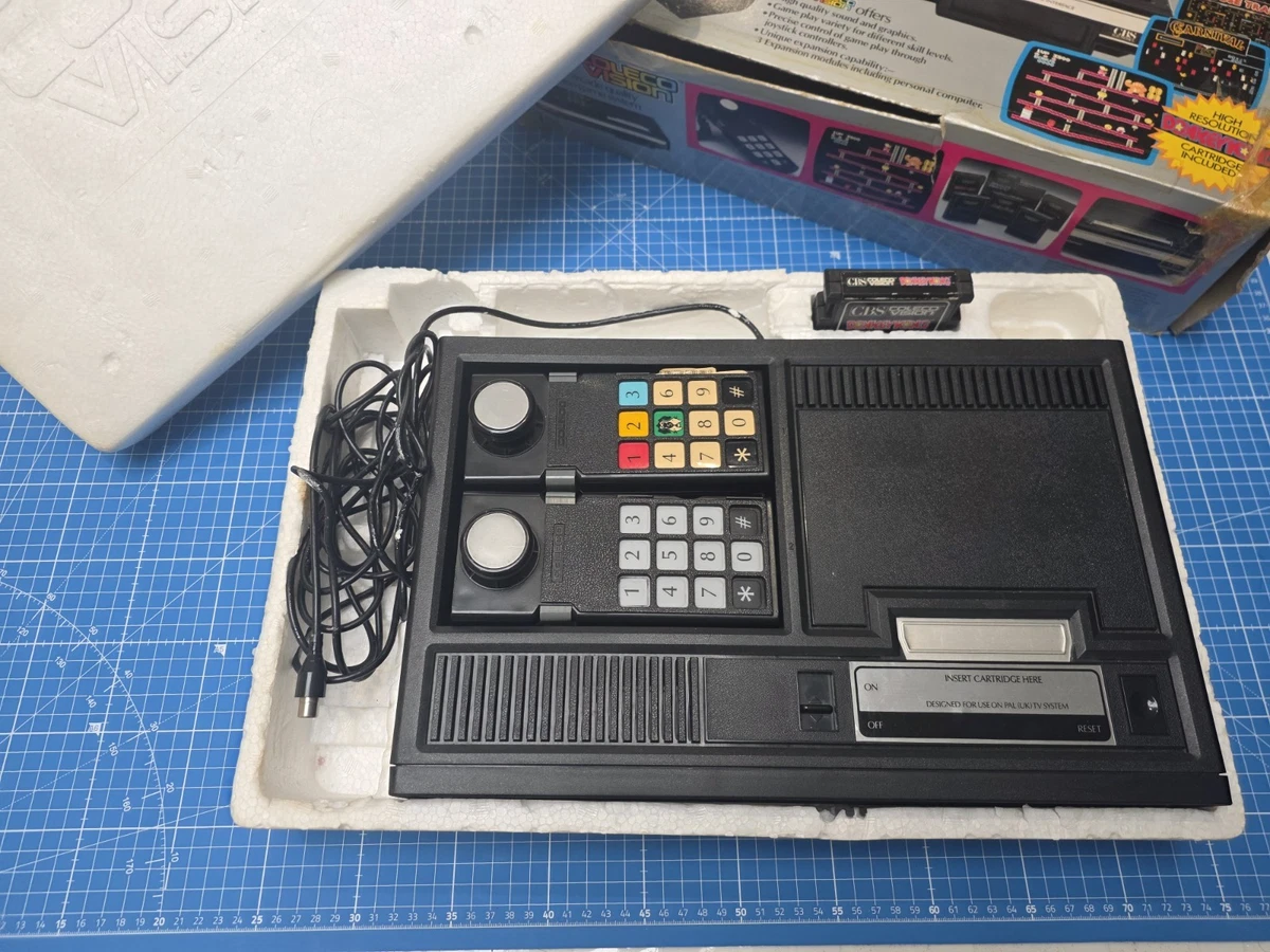 COLECOVISION CBS TRÈS BON ETAT + bloc alimentation + Péritel + Jeu Donkey Kong - Testée, fonctionne parfaitement - Consoles