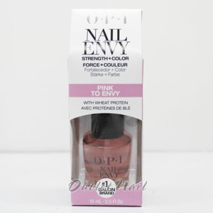 Opi Strength Color Nail Envy Pink To Envy With Wheat Protein 0 5oz 15ml Nt223 Ebay
