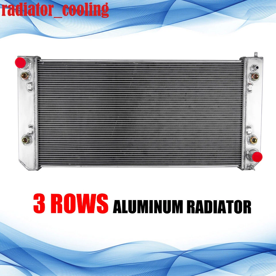 3 Row Core Radiator For 2003-2007 Chevrolet GMC C4500 C5500 C6500 Kodiak Topkick - Image 3 of 4