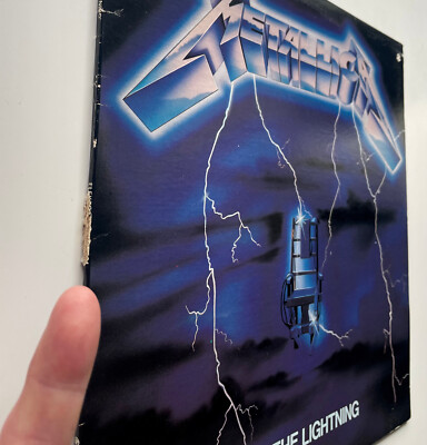 Vtg 80s METALLICA Album RIDE THE LIGHTNING Record 1985