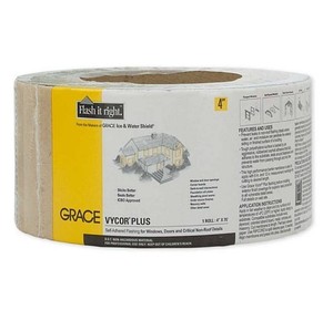 Grace Vycor Plus Self-Adhered Flashing Tape - 4" x 75' | eBay