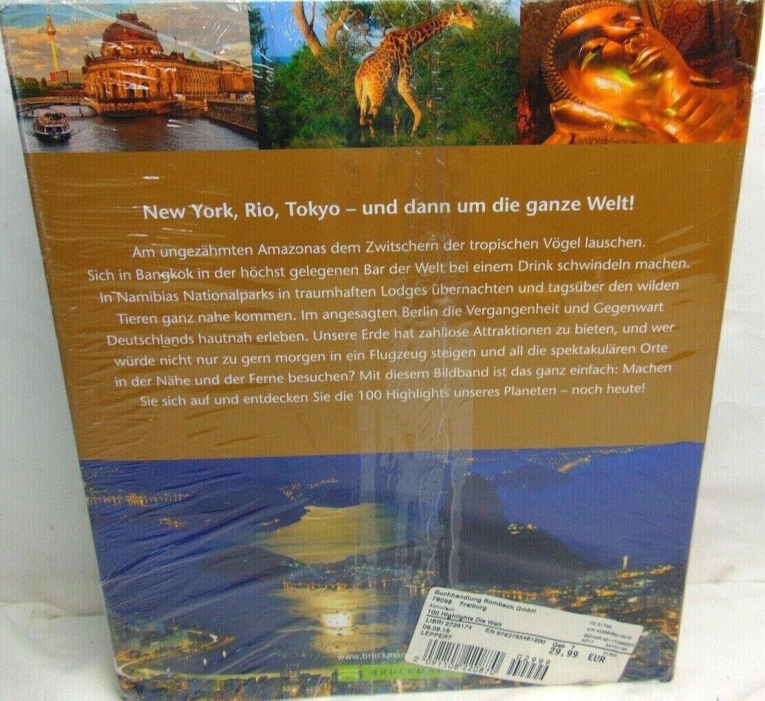 100 HIGHLIGHTS DIE WELT ALLE ZIELE DIE SIE GESEHEN HABEN SOLLTEN READ DESCRIPT.
