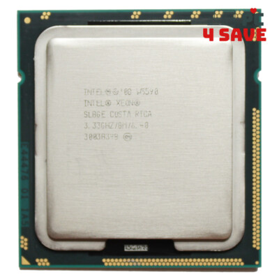 Intel Xeon W5590 SLBGE 3.33GHz 12M Quad Core LGA 1366 Server CPU Processor 130W