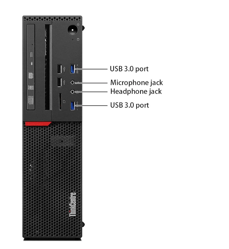 Lenovo Windows 11 Desktop i5 Computer SFF PC Up To 16GB RAM 1TB HDD/SSD Wi-Fi - Image 2 of 4