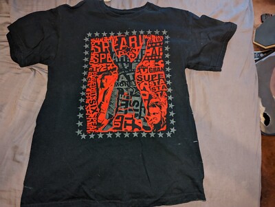 WWE SHOP EDGE RATED R HALL OF FAME 2012 INDUCTION T SHIRT ADULT MED VTG ...
