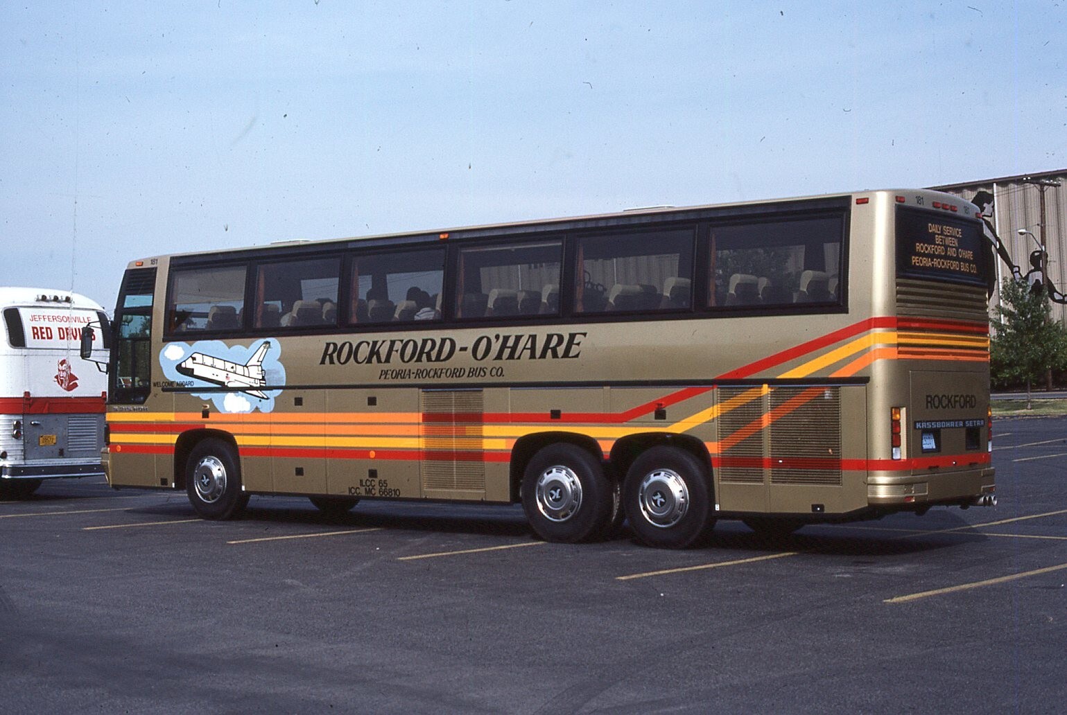 Original Bus Slide Rockford O'Hare #181 Space Shuttle Logo 1986 #12